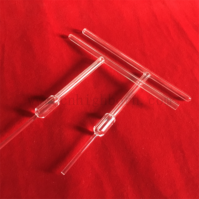 Anpassbare Größe Hochtemperaturwiderstand Quarzglasrohr Fusion Siliciumdioxid Transparent Quarzrohr