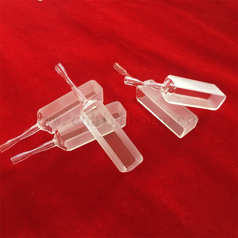 Laborforschungsstandard Q704 Quarzglas Cuvette Rechteck mit abgestufter Siegel