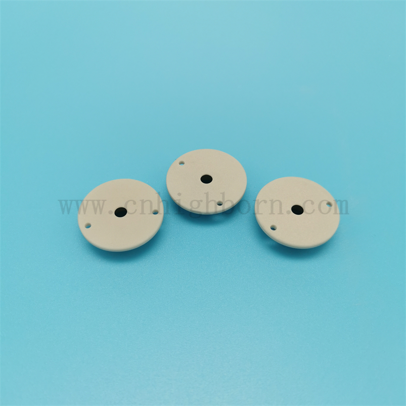 Präzisionsbearbeitung Aln Ring Aluminiumnitrid Keramik Isolierscheibe 