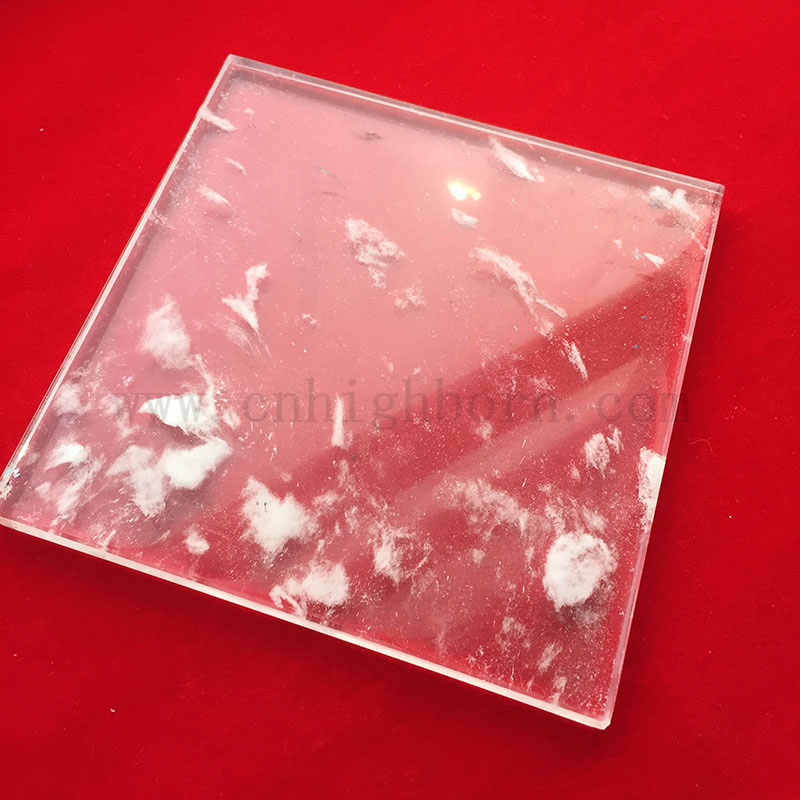 Großer Temperaturwiderstand verschmolzene Kieselsäure -Backwaren -Grill -Quarzplatte