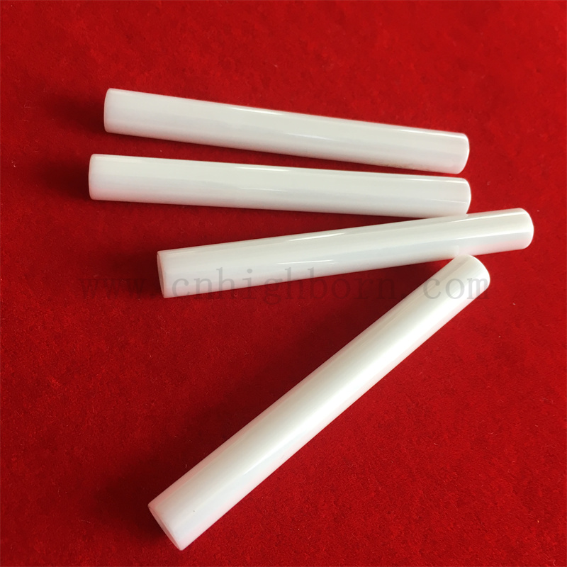 Glatte yttria stabilisierte YSZ ZRO2 Zirkonia Keramikrohr beide Seiten offen