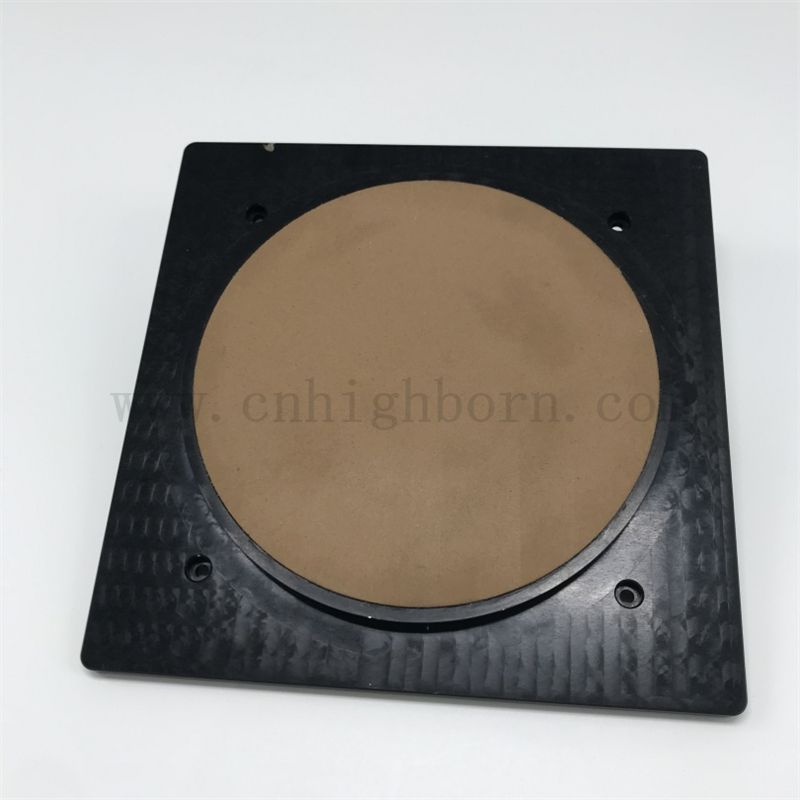 Anpassbare Keramikscheibe gleichmäßig verteilte Blende runde poröse Al2O3 Vakuum -Chuck / Komponenten 