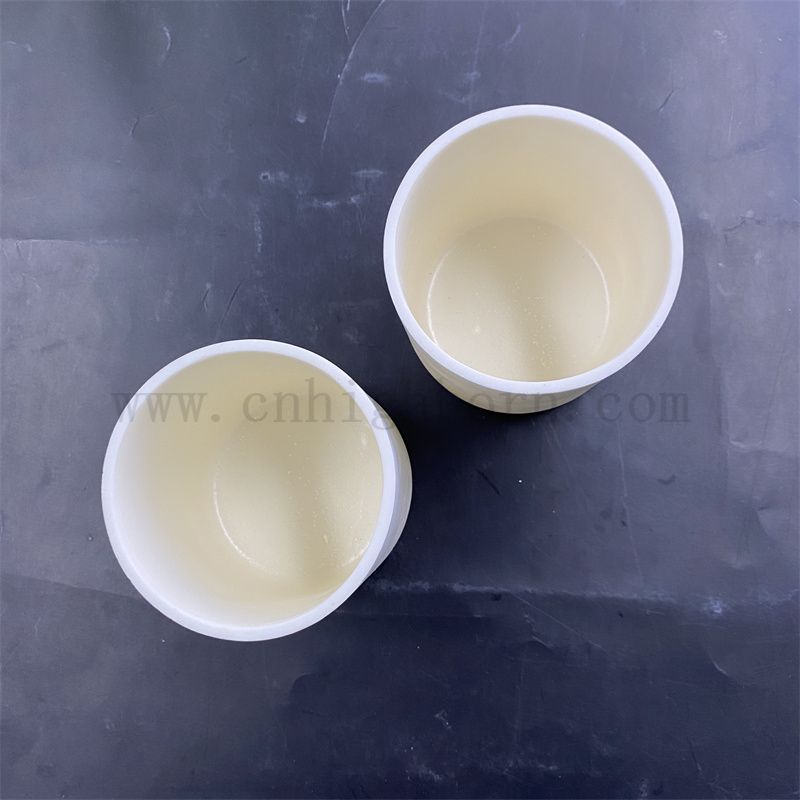 99 Aluminiumoxid zylindrisch Crucible Corundum Crucible für Labor