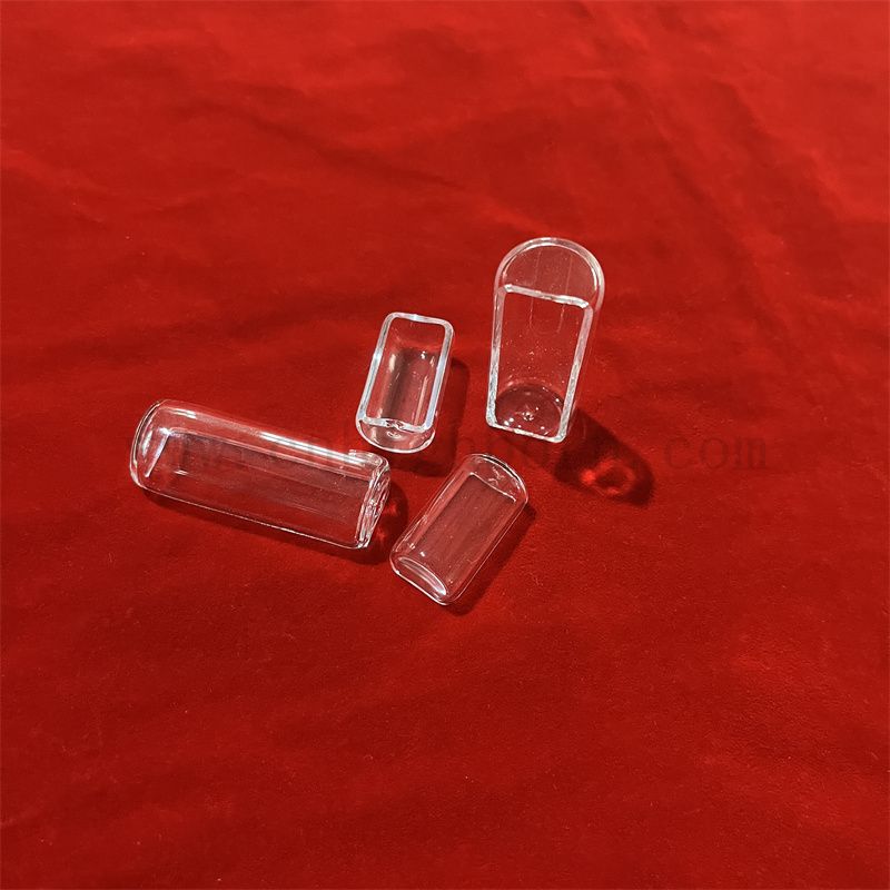 Hochübertragungspezifische transparente Sonnenenergieverschmutzung Silica Quarzglasboot