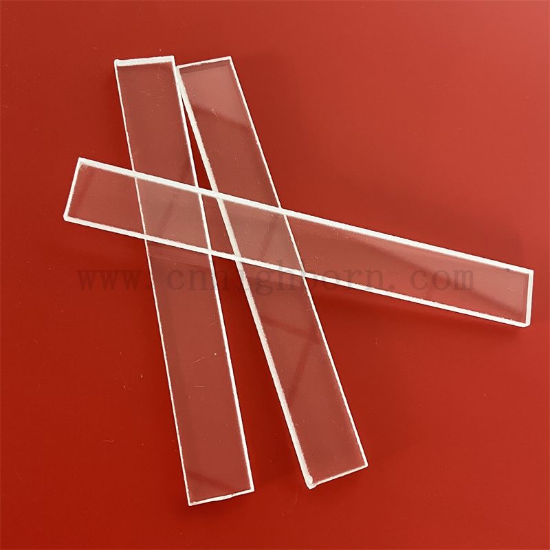 Chemie Korrosionsbeständigkeit Rechteck transparent Quarzglasblech