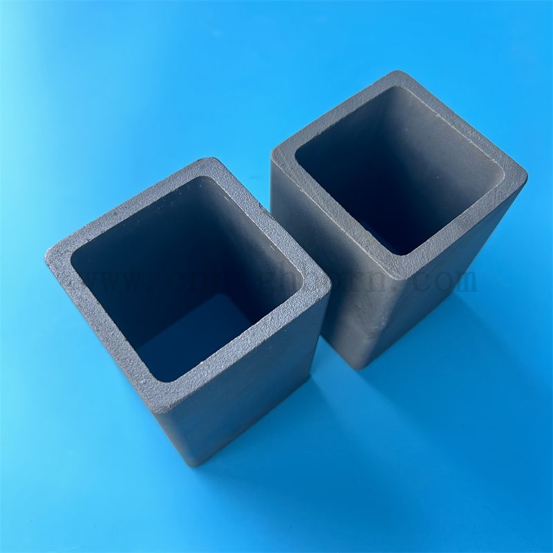 Isolator Siliziumkohlenhöckel Quadratrohr hohe Härte Reaktion Sinter SIC -Keramikrohr