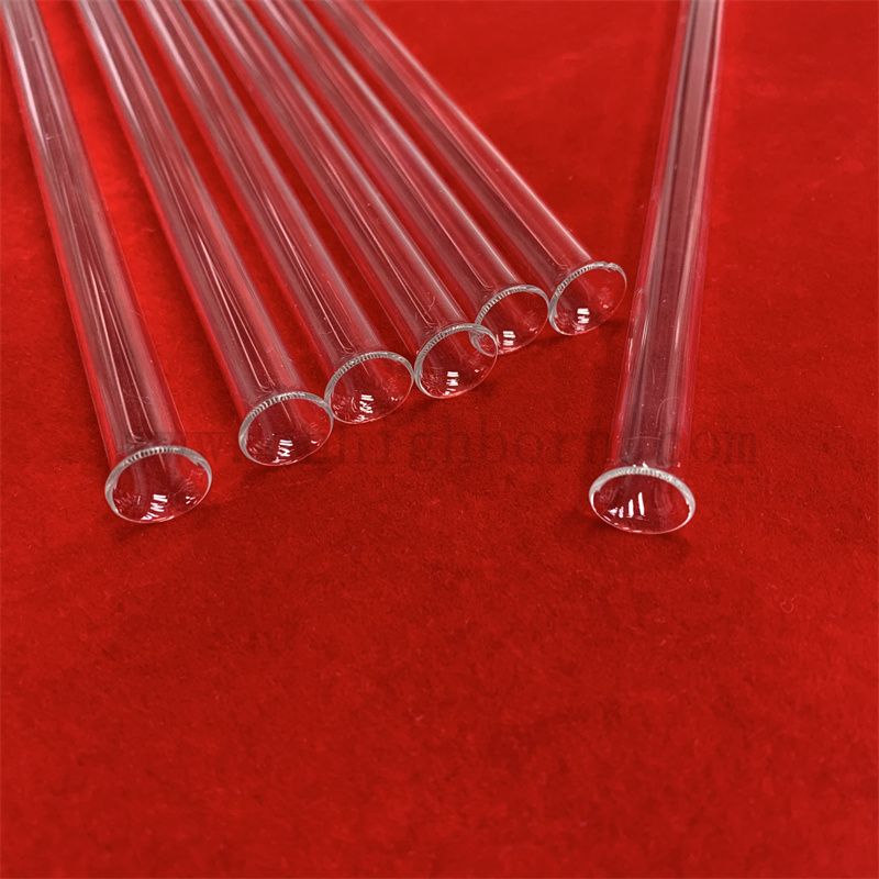 Anpassungsgröße und Form hitzebeständiger klares geschmolzenes Silica Quarzglasrohr 