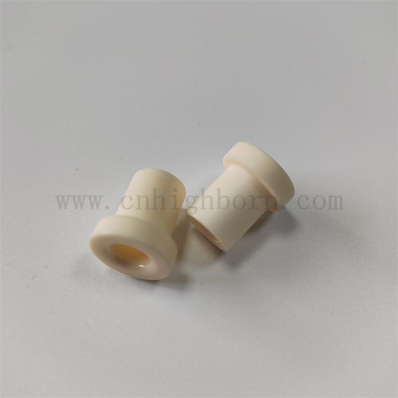Wear-resistente weiße Textilkeramik Draht Führung Aluminiumoxid Keramik Öten Drehmaschinerie Ersatzteil Teil 