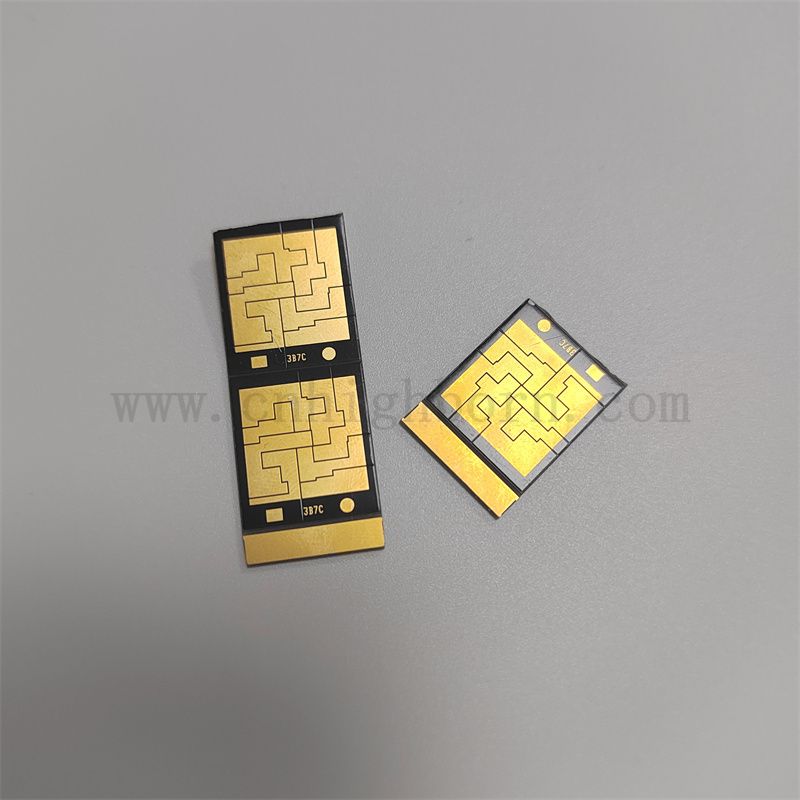 Customized Mo Mn Alumina Al2O3 DBC DPC AMB Metallisierte Keramik -Substrat für elektronische Komponente