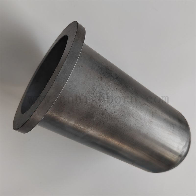 Ein Ende versiegelte Reaktion Sintering Siliziumarbidrohr Sic -Keramikschutzrohr