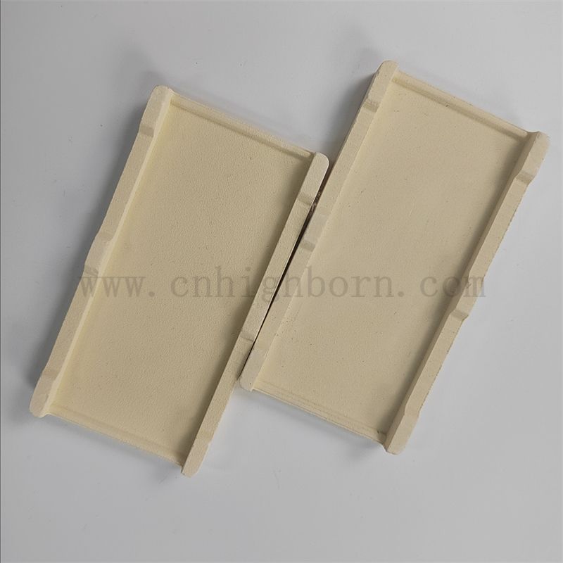 Refraktär rechteckig Zirkonia Keramik Saggar ZRO2 Keramik Tiegel zum Goldschmelzen