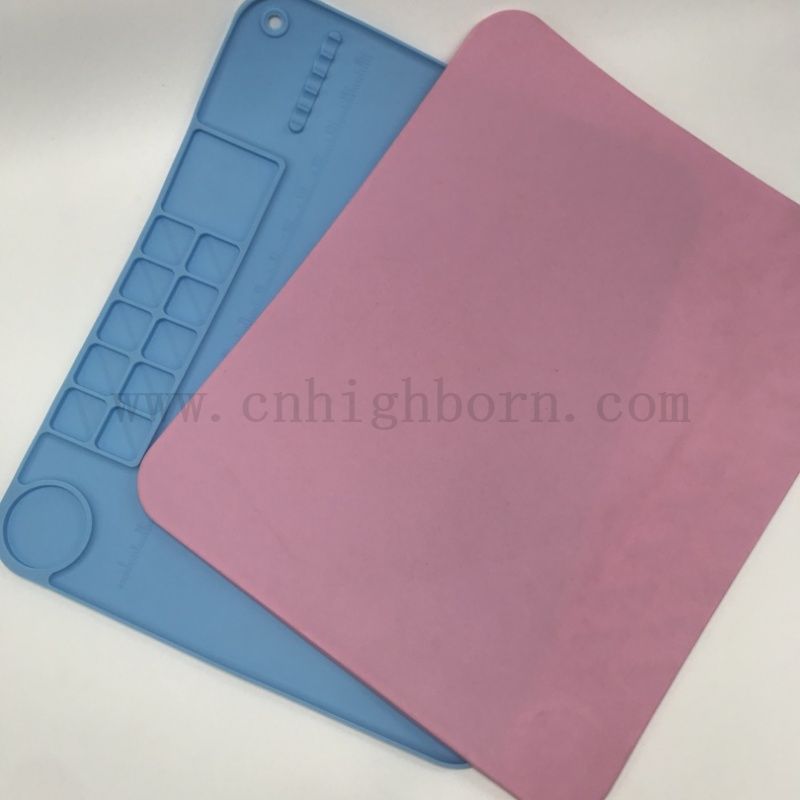 Kinder DIY Graffiti Pad tragbares Silikonkautschuk -Gummiblatt zum Malerei 