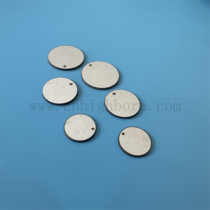 Piezoelektrische Keramik-Ultraschall-Schönheitsplatte doppelseitige Elektrodenkeramikscheibe