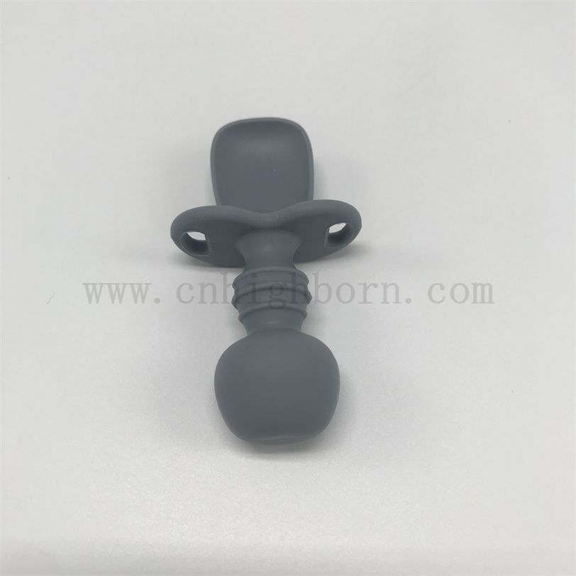  Nahrungsqualität Silastic Baby Fütterung Löffel Silikon Gummi -Dinner Löffel