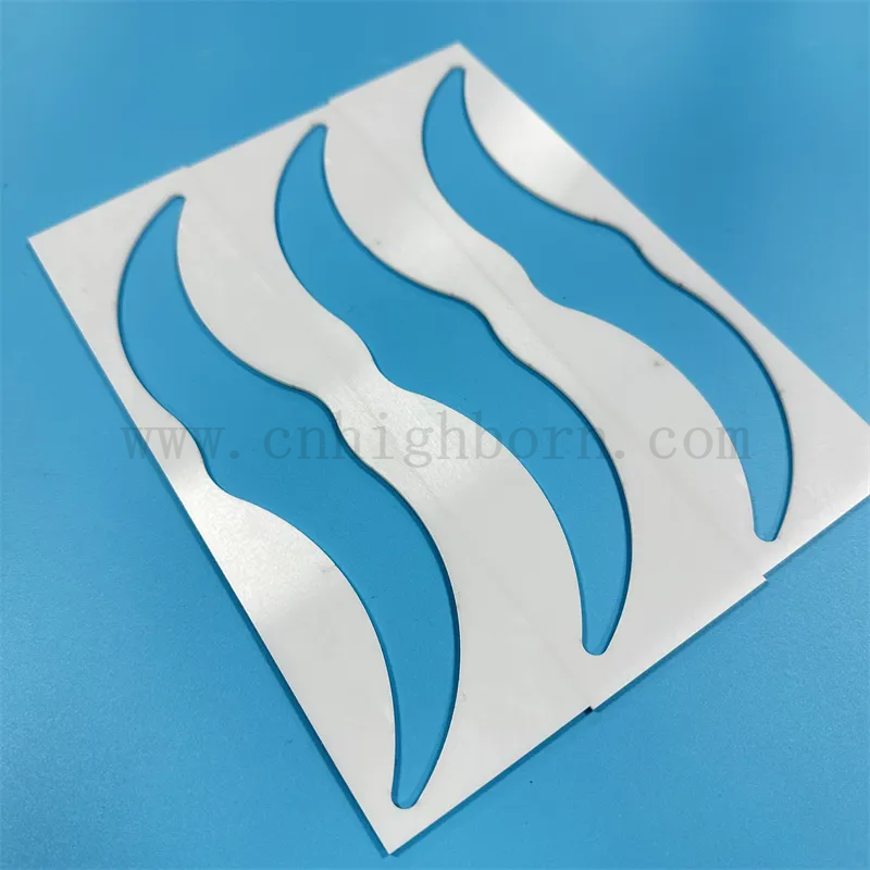 Customized High Precision Wea Resistenz ZRO2 Keramikstück Laserschneidzirkonia -Platte