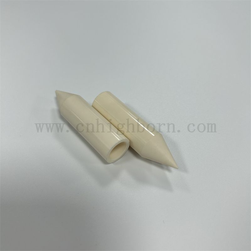 Custom Pressice Keramikrohr polierte Alumina -Keramikmaschinen Al2o3 Teile