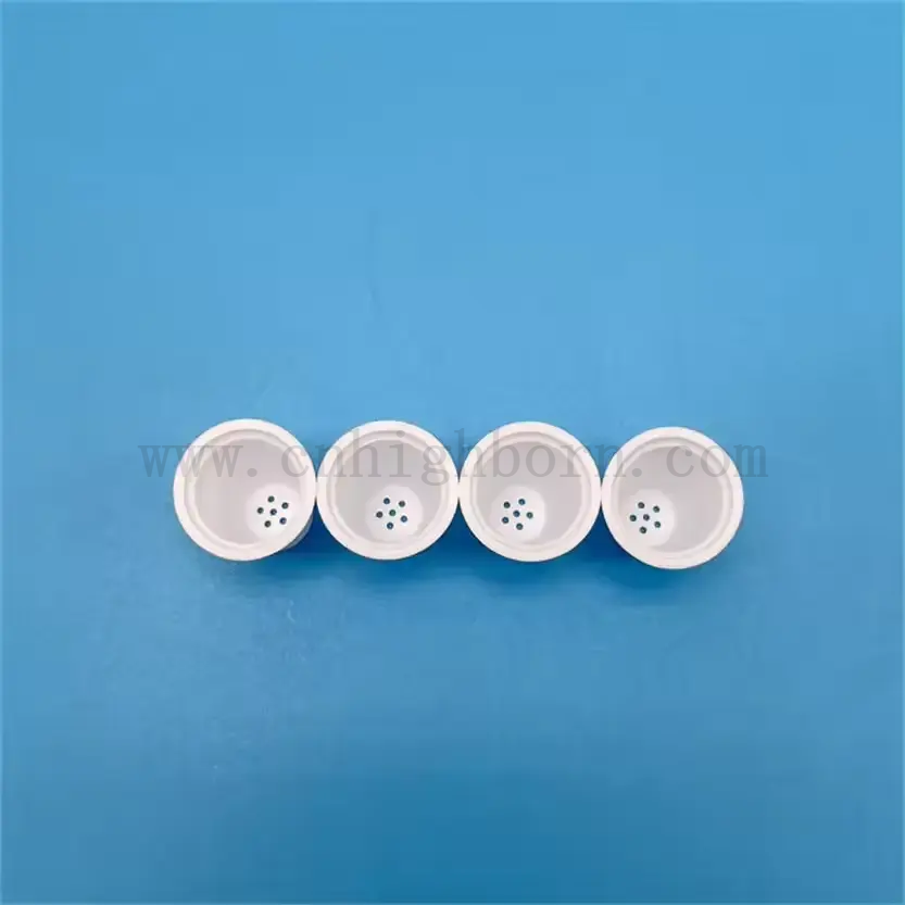 Hochtemperaturwiderstand Alumina Keramikölbecher für Kräuterverflüchtigung Al2o3 Keramik Crucible