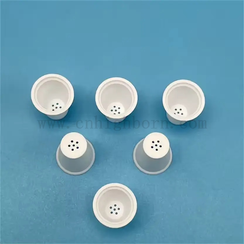 Hochtemperaturwiderstand Alumina Keramikölbecher für Kräuterverflüchtigung Al2o3 Keramik Crucible