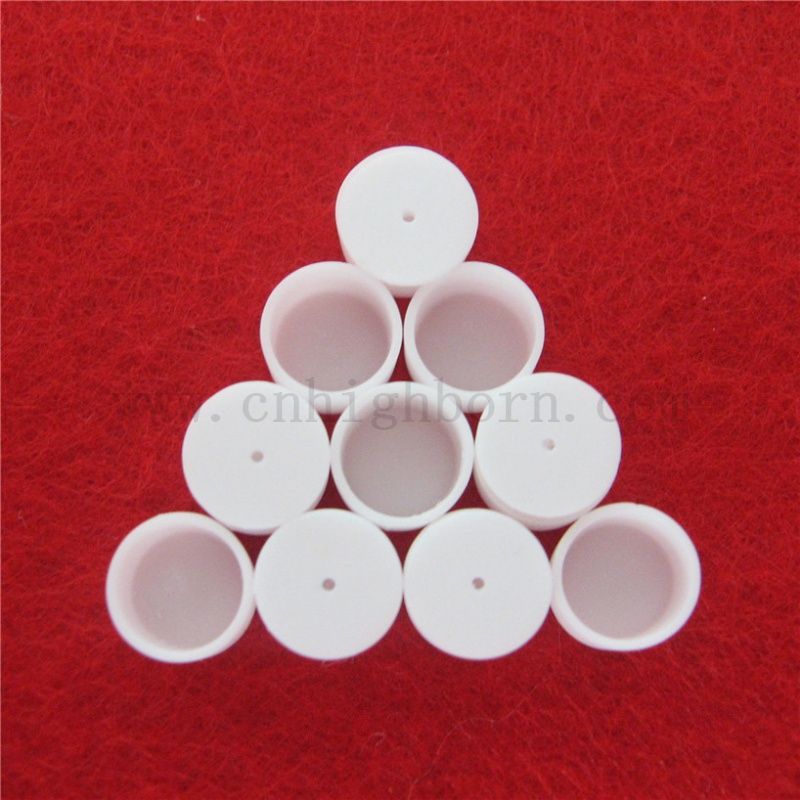 D6,8 x H4mm 99% Al2O3 Keramik -Wärmelanalyse Tiegel Aluminiumoxidwärme -Heiztopf