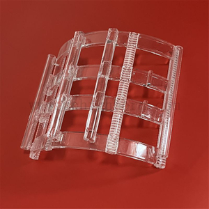 Fabrikversorgung Sonnenenergie Customized Transparent Fusion Silica Quarzglas Wafer Boot