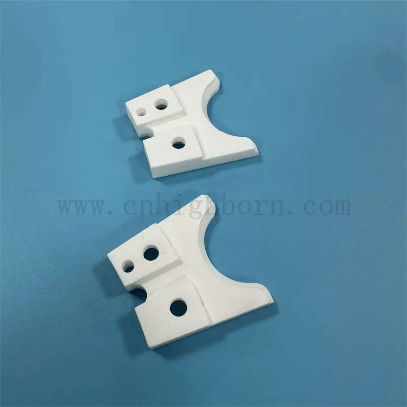 Customized 95% 99% AL2O3 Keramikstruktur Teil Aluminiumoxid -Isolierblock