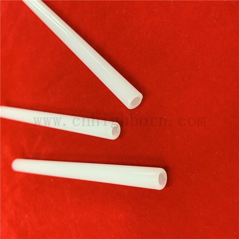 Anpassungsgröße und undurchsichtiger fusionierter Silica Quarzglasröhrchen