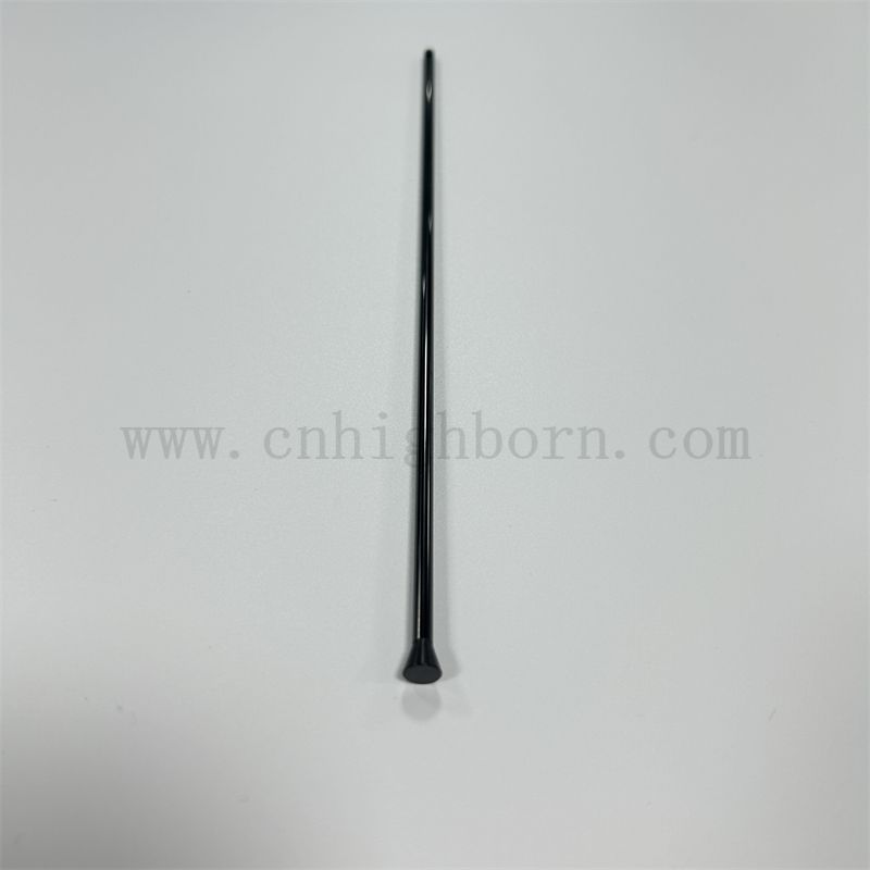 Benutzerdefinierte schwarze Zirkoniumoxidkeramikstange /Stange hohe Härte OEM -Korrosionsbeständig