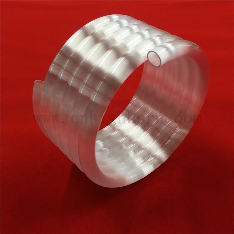 Wärmewiderstand undurchsichtiger Quarzhelix Quarzrohr Fusionslaica Glasspiralrohr