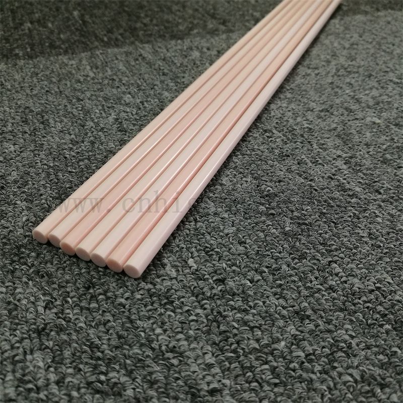 Polished Wear-Resistant 95 Alumina Ceramic Rod Pink Al2o3 Keramikbar