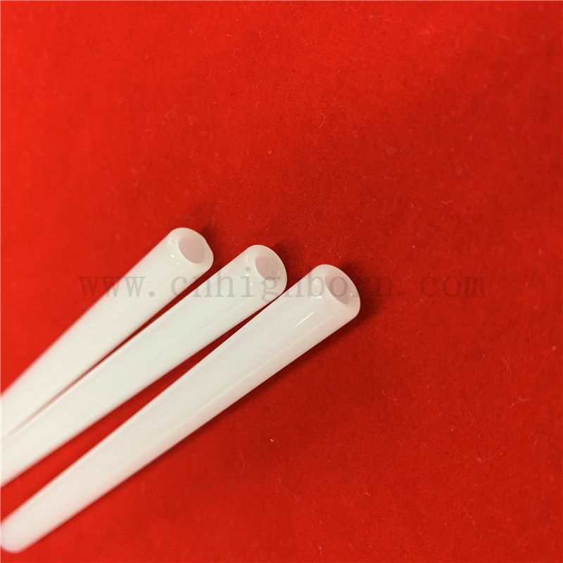 Zwei Enden offener Wärmewiderstand undurchsichtiger Quarz verschmolzen Kieselglasröhrchen