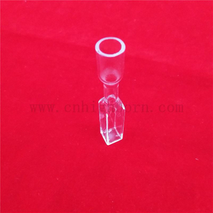 Laborspezifische Spektrophotometrie-Küvette aus klarem Quarzglas, optische Präzisionsglaszelle
