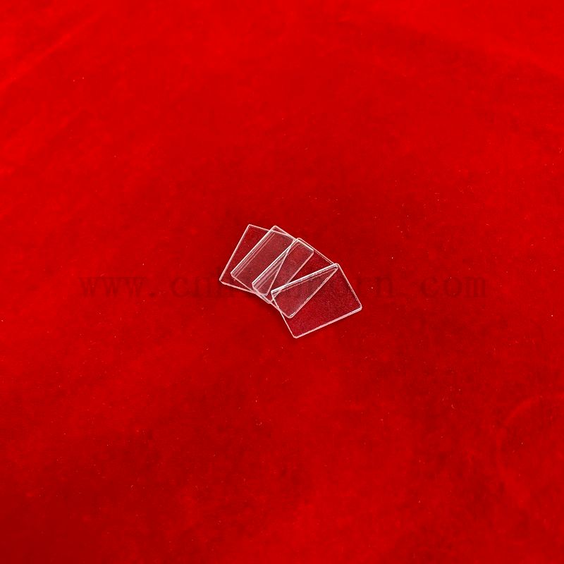 Customisierte Hochkorrosionswiderstand quadratische transparente Quarzglasplatte