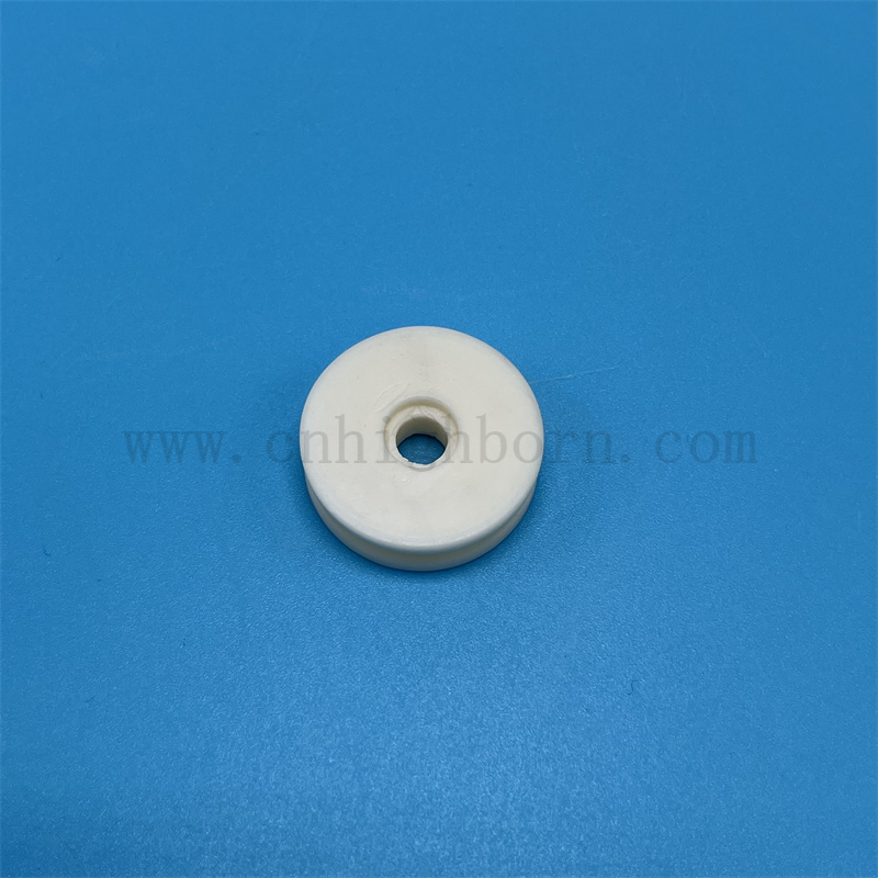 Hohe Härte Al2O3 Alumina Keramikgarnführer Wextile Keramiklagerwalze