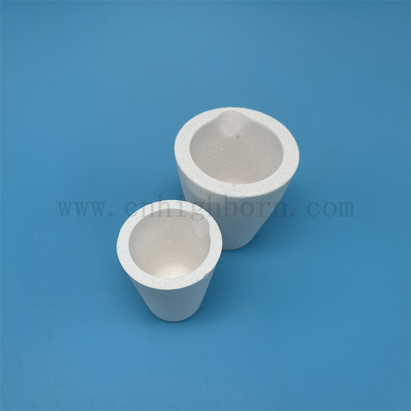 Maßgeschneiderte schmelzende Goldgerichte Quarz Keramikbecher