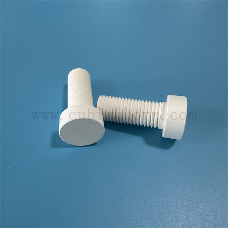 Heiße Pressung Bor Nitrid Keramikschraube Bn Teile Isolator für Industrie