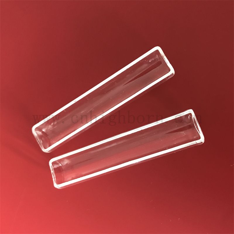 Wärmewiderstand Customized Transparent Fused Silica Quarzglasboot