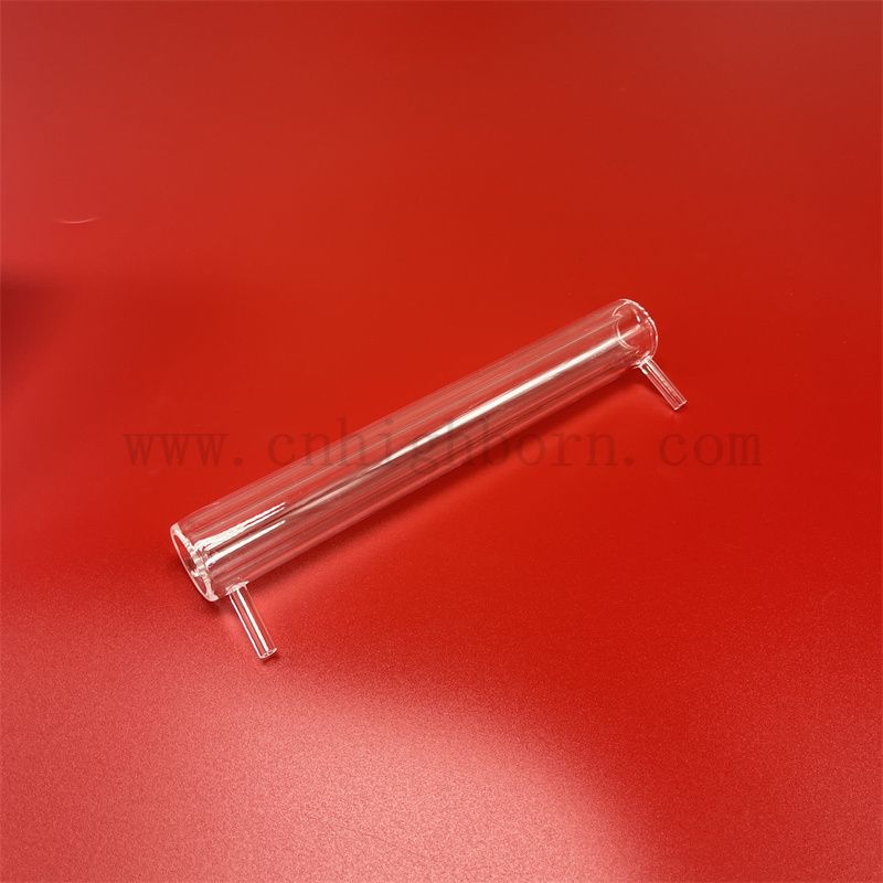 Wärmewiderstand Cleared Clear zwei Schichten Fusions Silica Quarzglasrohr