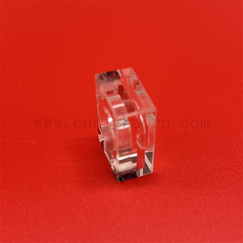 Labor Hochwertiges Spektrophotometer UV -Ultraviolett -Transmission optische Durchflusszelle Quarzglaskluvette