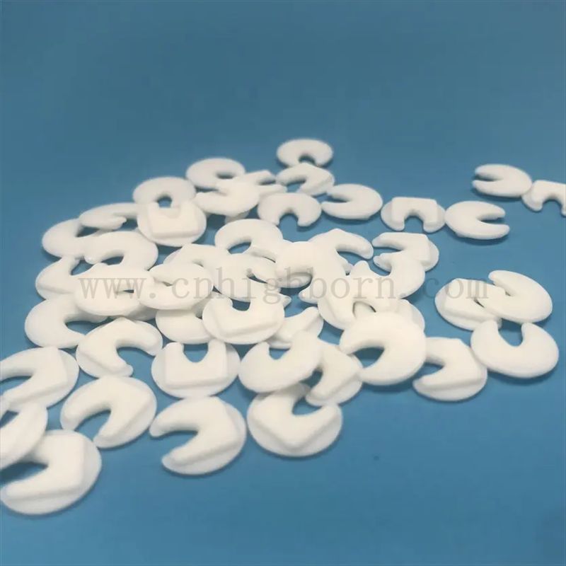 Industrial Customized 99% AL2O3 Textilkeramikstücke tragen Widerstand Alumina Teile