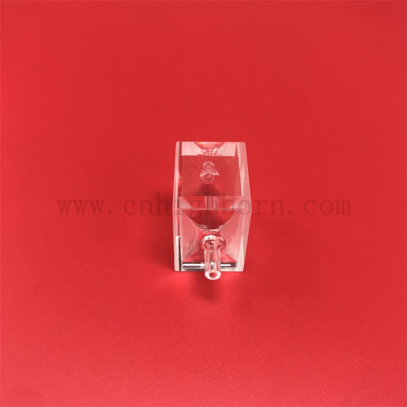 Laborforschungsquarz Instrumente Quarz fluoreszierende Glaskuvetten