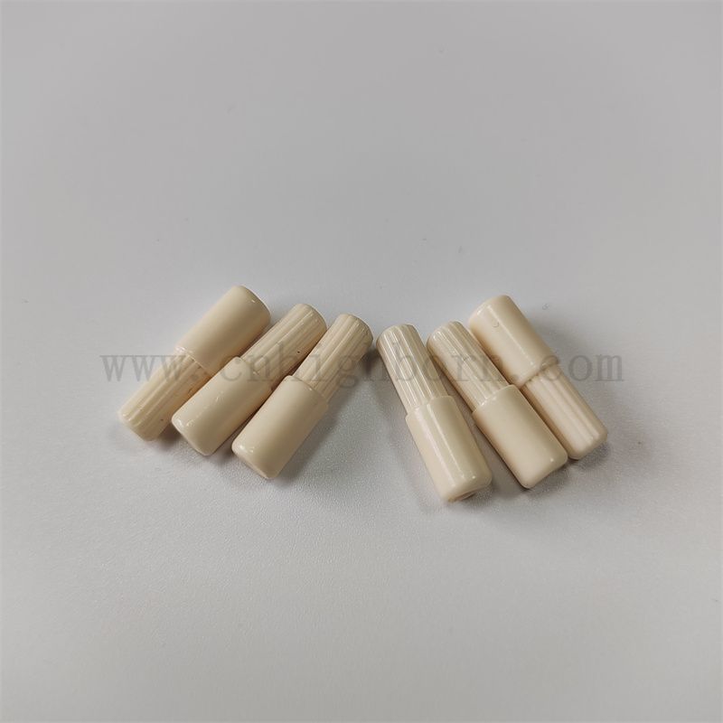 99,5% Aluminiumoxidstäbe hoher Verschleißfestigkeit für Textilverwendung Aluminiumoxid -Keramikisolationswelle