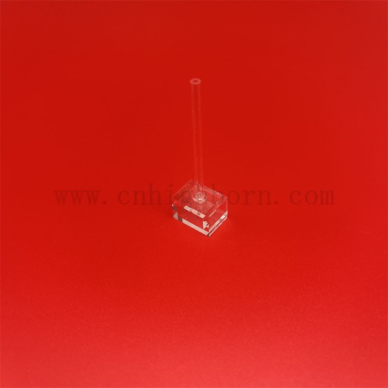 Customized Polishing Clear Borosilicat Optical Glass Cell Atomic Vapor Quartz Cuvette