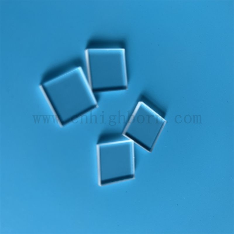 Transparente maßgeschneiderte quadratische Hochreinheit Silica Glasplatte