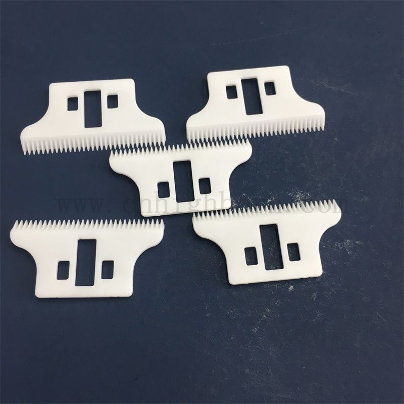 Verschleißfestigkeit Zirkonia Keramikklinge ZRO2 -Teil für den Gebrauch des Haarschnitts