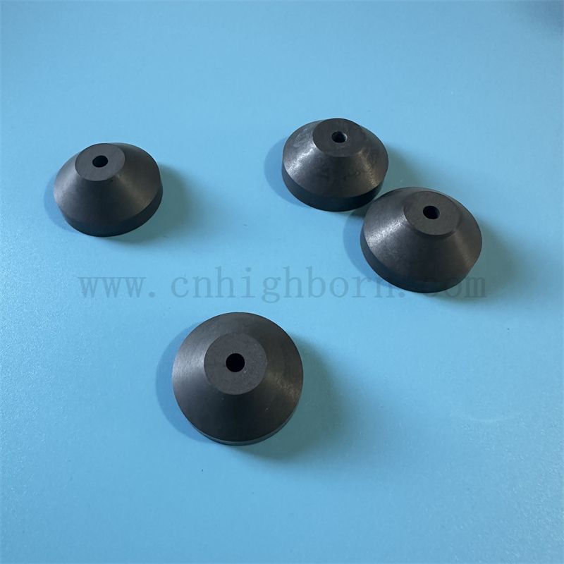 Isolator Borcarbid unregelmäßiger Sandstrahldüse angepasst B4C -Keramikbusch