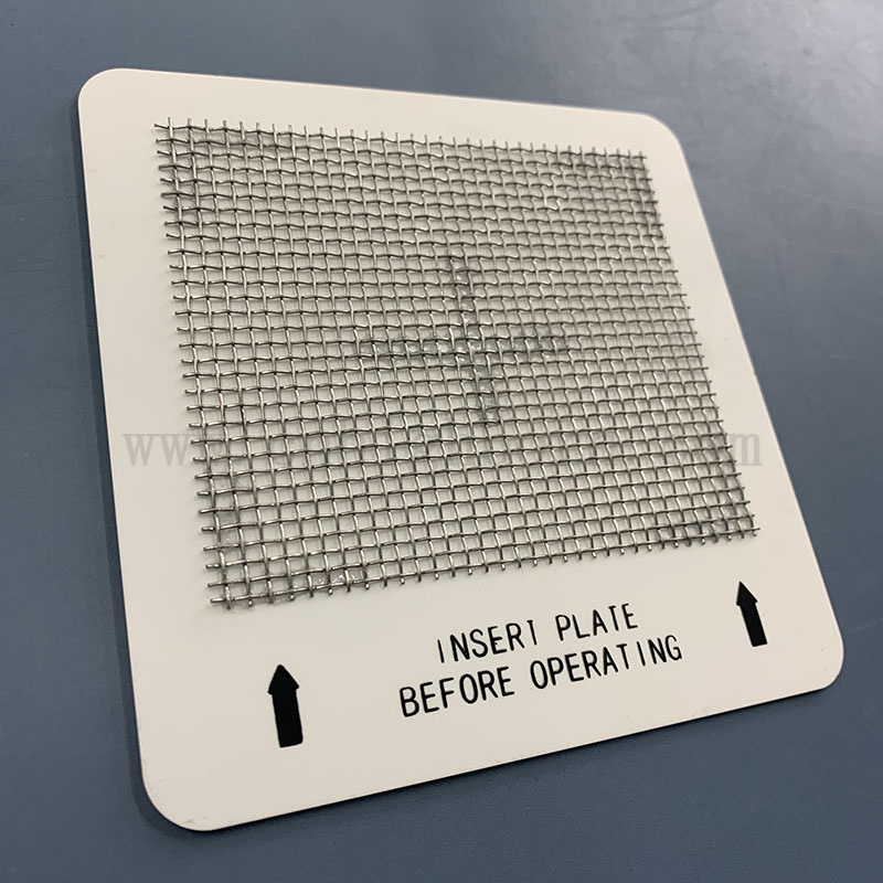  4,5 -Zoll -Ozonausgang Keramik -Ozonplatte mit Edelstahlnetz für Ozongenerator in Luft frischer 