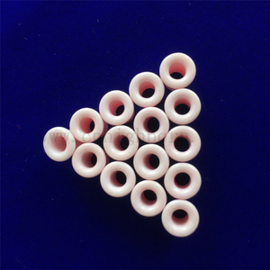 Verschleißfestigkeit 95 % Aluminiumoxid-Keramik-Drahtführungsöse, Textil-Keramikteile für Maschinen