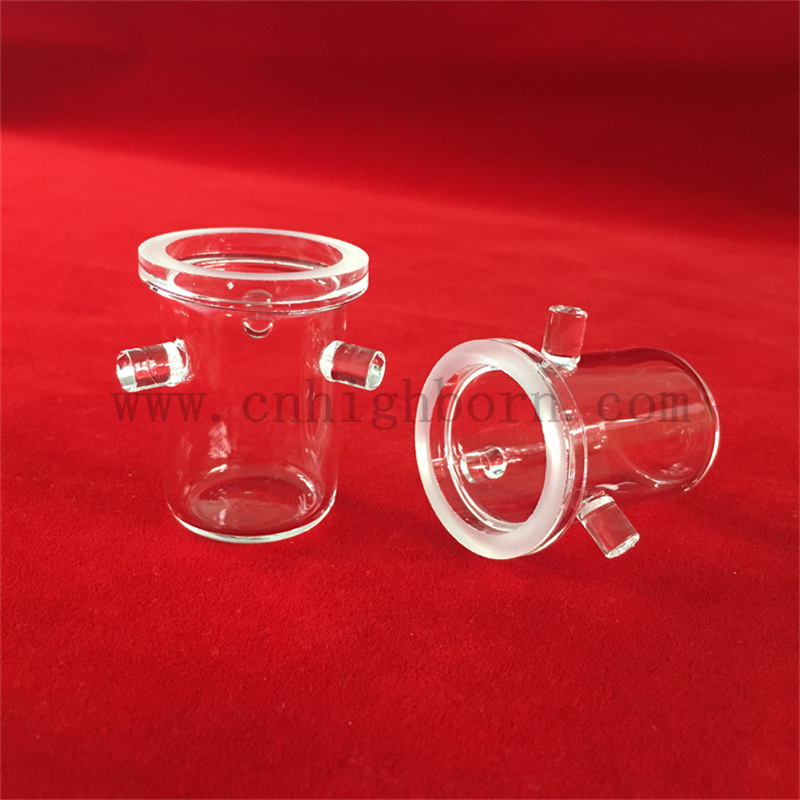 Wärmewiderstand Customized Lab Research Clear Quartz Glass Crucible