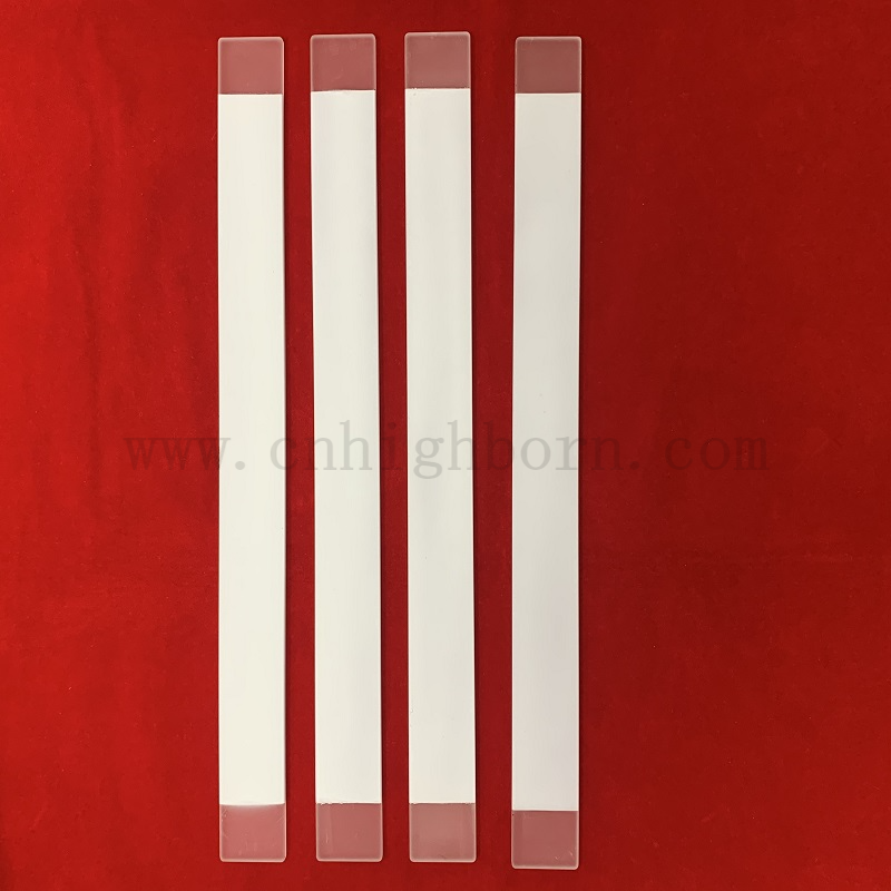 Beschichteter Keramikfilm Clear Fused Silica Quarzglasplatte