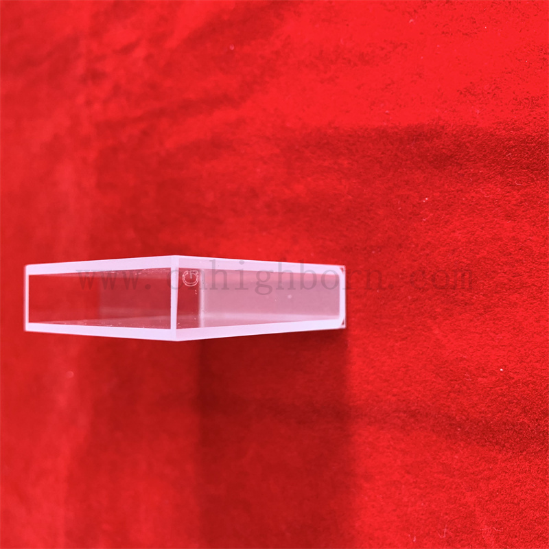 Standardglaszelle mit Deckelspektrophotometer Quarzglaskuvette für Labor